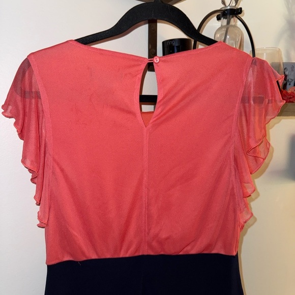 Enfocus Studio Vibrant Coral Dress - Picture 4 of 5